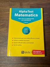 Alphatest matematica manuale - matematica,