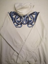 Felpa Con Cappuccio Marcelo Burlon / Motivo Serpenti Blu 