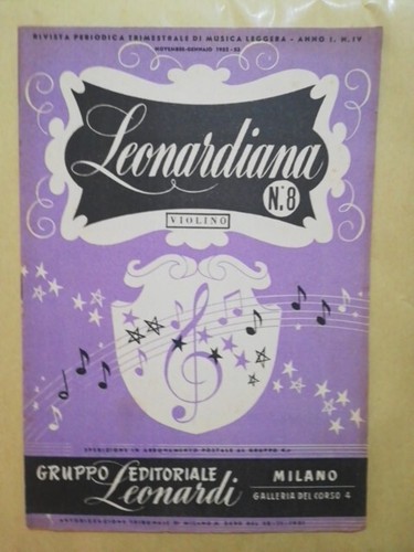 Leonardiana 1952 raccolta - leonardiana, 8