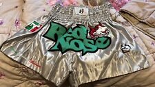 Pantaloncino muay thai Booster raso corto short thaiboxe taglia M made in thai