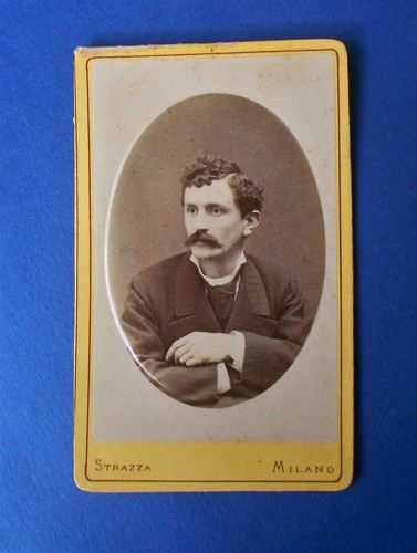 Foto epoca cdv milano - cdv,