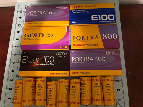 Bulk kodak 120mm pellicola - bulk,
