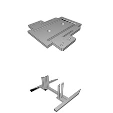 Supporto camera carrello - supporto,