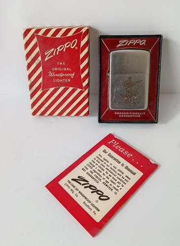 Zippo hunter 1953 1955 red - zippo,