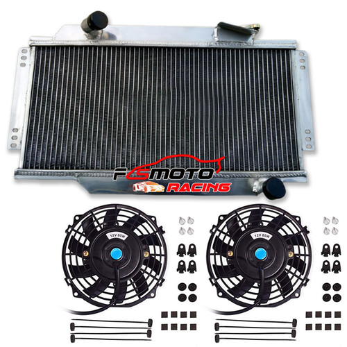 Radiatore ventole alluminio - +,