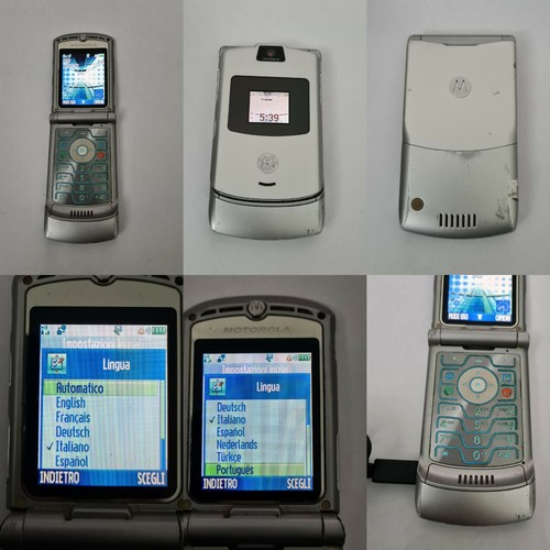 Cellulare motorola grigio - cellulare, v3