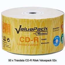 Traxdata CD-R Ritek Valuepack