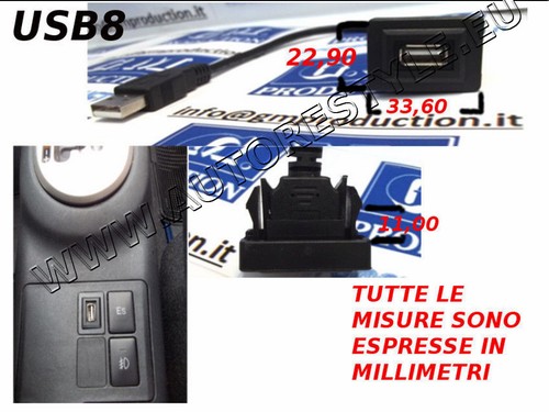 Cavo pannello usb per - usb, toyota