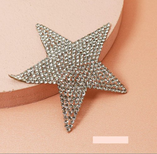 Patch stella glitter strass - , da