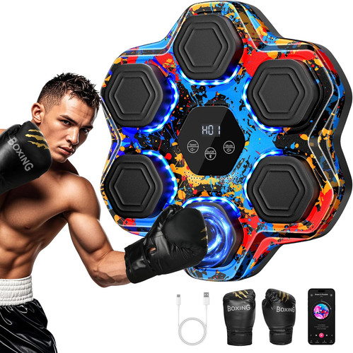 Music boxing machine - music, machine,
