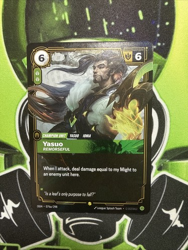 Yasuo remorseful ogn 076a - ogn, 076a/298