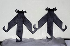 Coppia Gancio Supporto per 3 fondali - fissaggio aereo per studi fotografici 