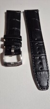 CINTURINO STRAP BAND TAG HEUER ALLIGATORE  NERO 20/16MM