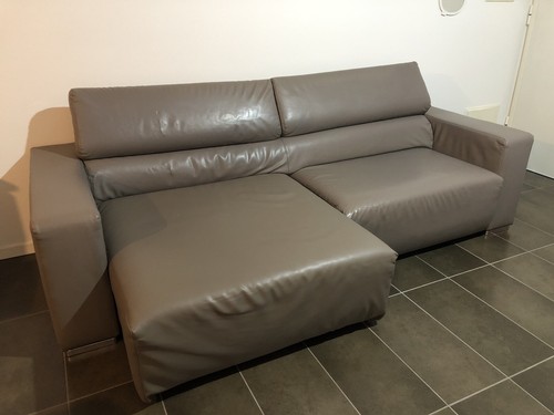 Divano posti ecopelle relax - 3,