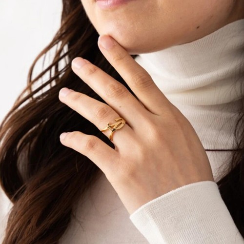 Anello monogramma opyum - opyum, twist