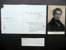 Autografo Cesare Balbo Lettera