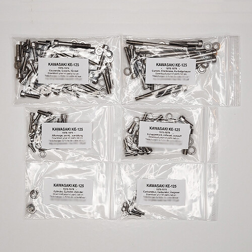 Kawasaki 125 1975 1979 kit - 125,