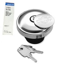 61100129A Tappo Serbatoio Harley Davidson Sportster chiave dal 1992 cromato B&S