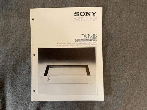 Sony audio n88 - sony,