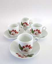 Set 4 tazzine e piattini