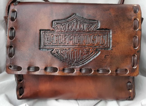 Borsa cuoio incisa mano - in,