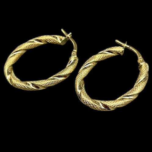 Orecchini cerchi oro 18k - orecchini,