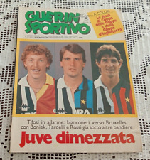 GUERIN SPORTIVO n. 21 22/28 maggio 1985 Juve Bruxelles Boniek, Tardelli, Rossi