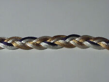 BORDO PASSAMANERIA STILE CHANEL IN VISCOSA LAVABILE 40° COLOR BIANCO BEIGE BLU