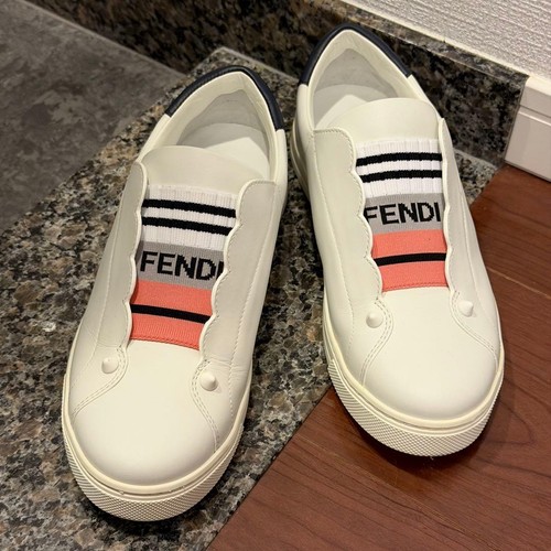 Sneakers fendi logo slip - fendi, slip-on