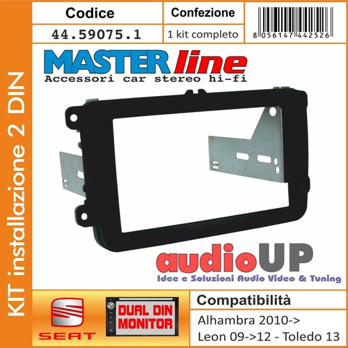 Mascherina autoradio kit - mascherina, din