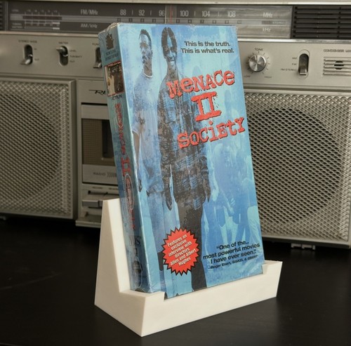 Vhs tape display pedestal - vhs,
