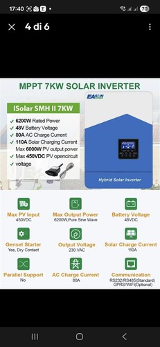 Easun 7kw 2kw inverter - easun,