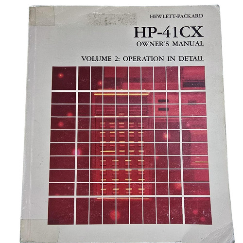 Hewlett packard 41cx - hp,