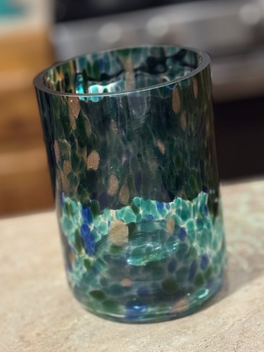 Vaso vetro artistico - vaso, in