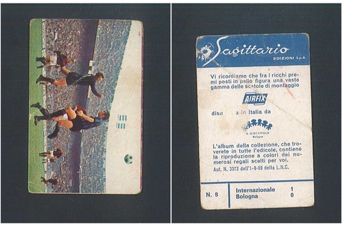 Figurina fotocalcio sagittario - figurina,