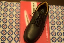 COFRA SCARPE ANTINFORTUNISTICA IN PELLE LEGGERE TRASPIRANTI NUOVE TG.7(40)