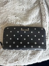 Portafoglio Miu Miu in pelle