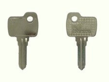 Chiave grezza originale Silca FAR2R per tappo auto epoca Alfa Fiat Lancia