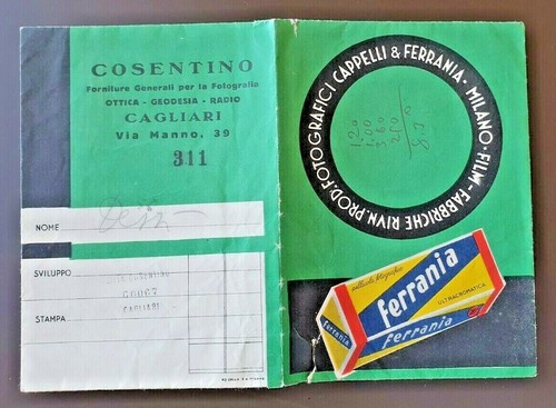 Bustina pubblicitaria negativi - bustina,
