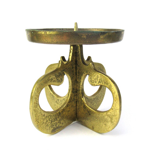Portacandele ottone - in,