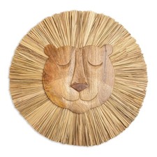 Arte da parete safari animali in legno fatto a mano per decorazione asilo nido, tema giungla boho, fo...
