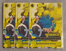 3x One Piece TCG Bartholomew