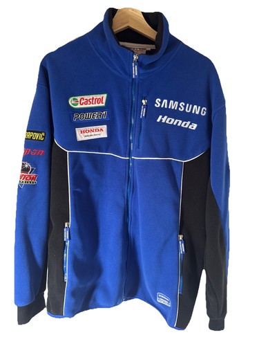 Giacca pile honda samsung blu - honda,