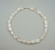 Collana In Rosenquarzo Con