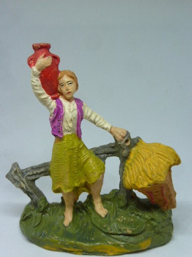 Statuina presepe contadina - , con
