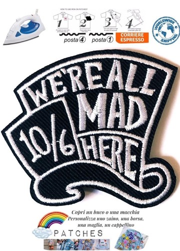 Patch mad hatter alice - alice, in