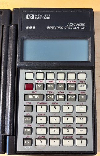 Calcolatrice vintage 28s - calcolatrice, hp