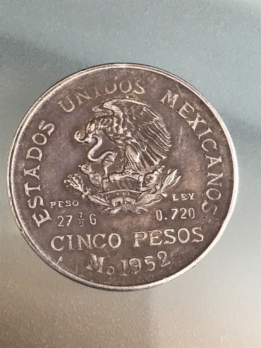 Pesos messico 1952 - pesos,