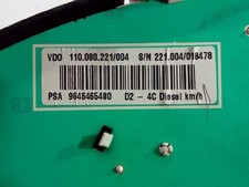 9646465480 quadro strumenti PEUGEOT 407 SW CONFORT 2007 937739