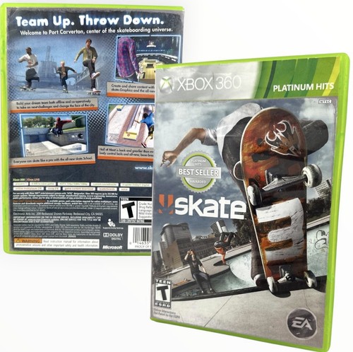 Skate xbox 360 platinum hits - xbox,
